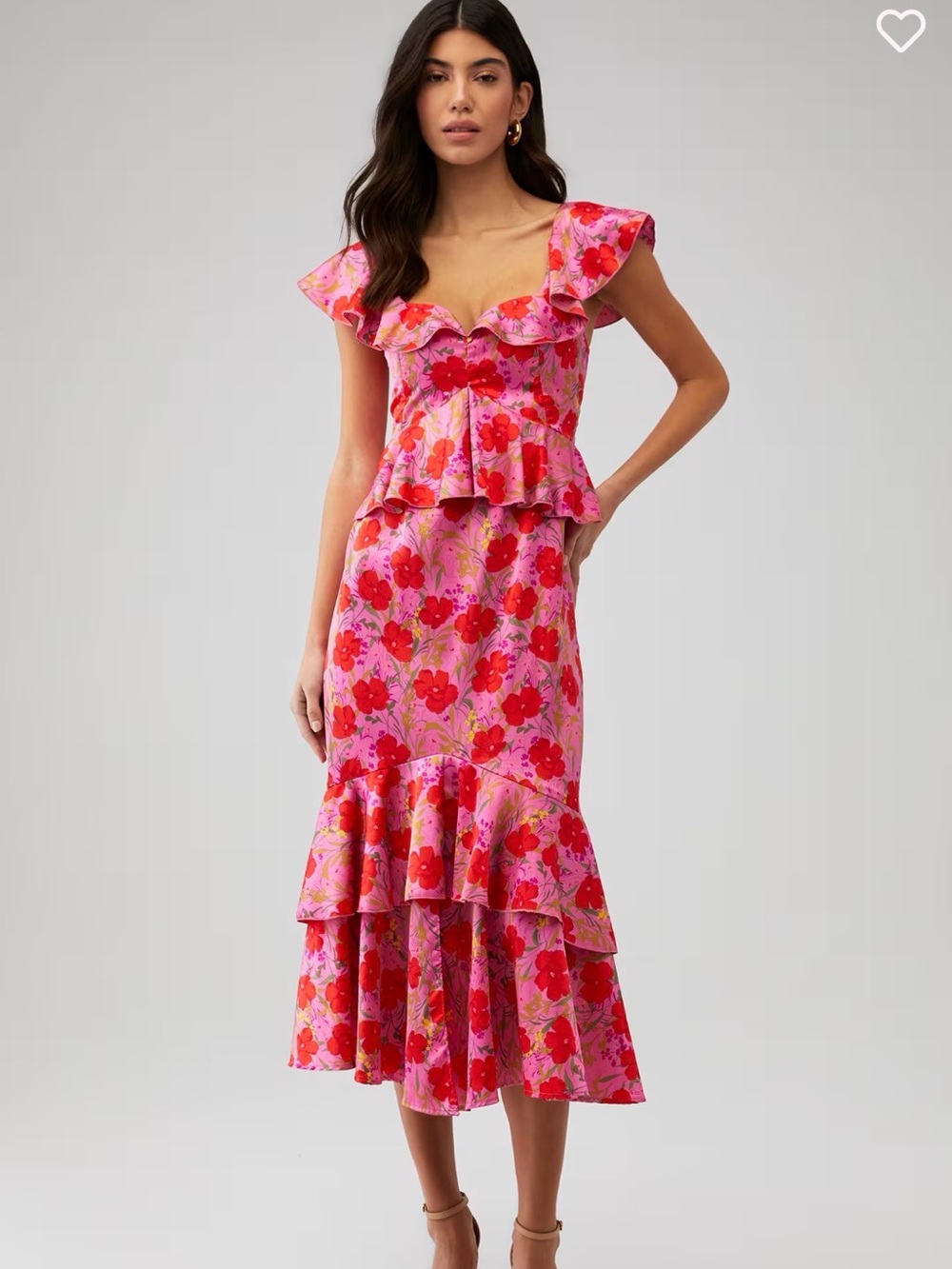 Show Me Your MuMu Pink Floral Dress - Picture 10 of 11